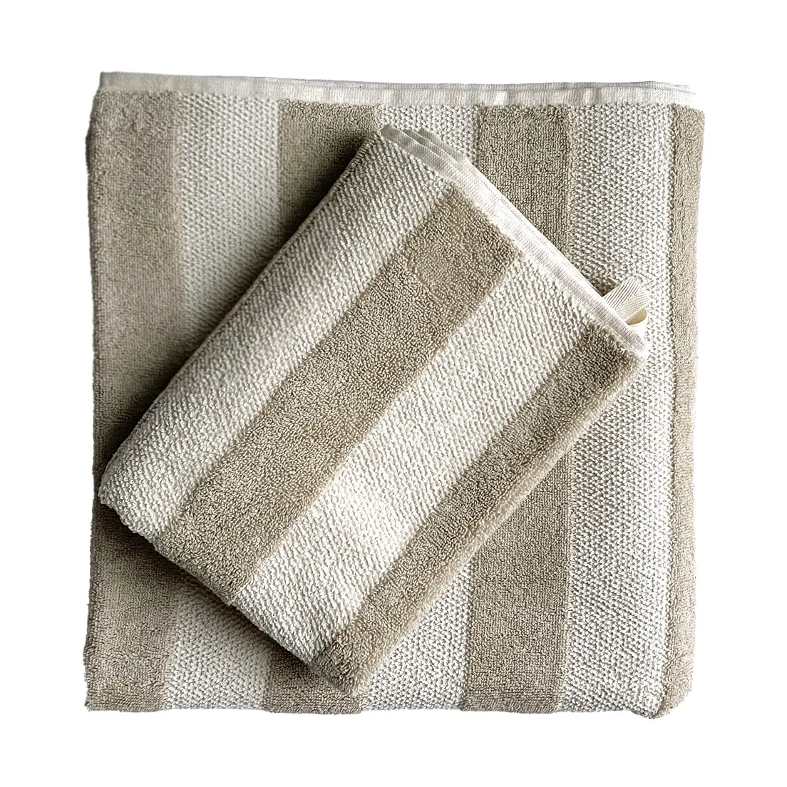 Cleo handduk 50x70 cm, Beige Tell Me More