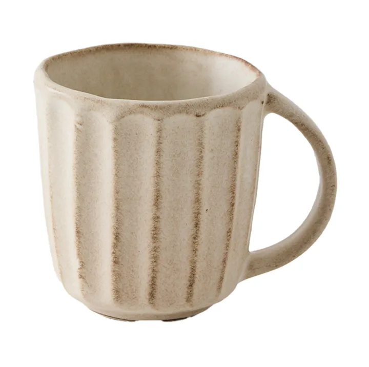 Elba mugg - Sand beige, 35 cl - Tell Me More
