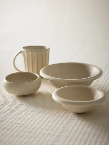Elba mugg - Sand beige, 35 cl - Tell Me More