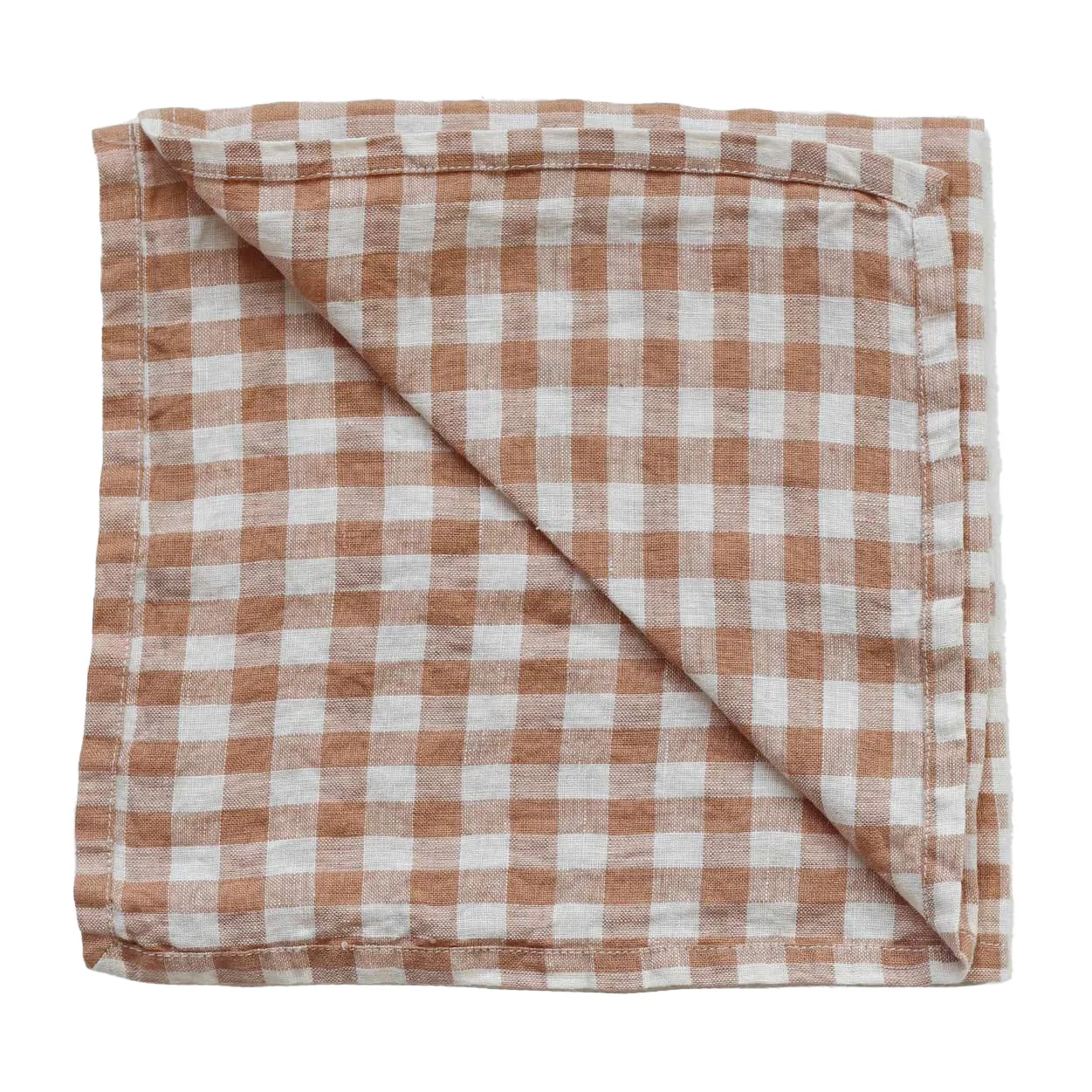 Gingham rutig kökshandduk 70x50 cm, Biscuit Tell Me More