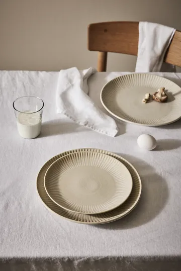 Granada tallrik Ø22 cm - Cremevit-beige - Tell Me More