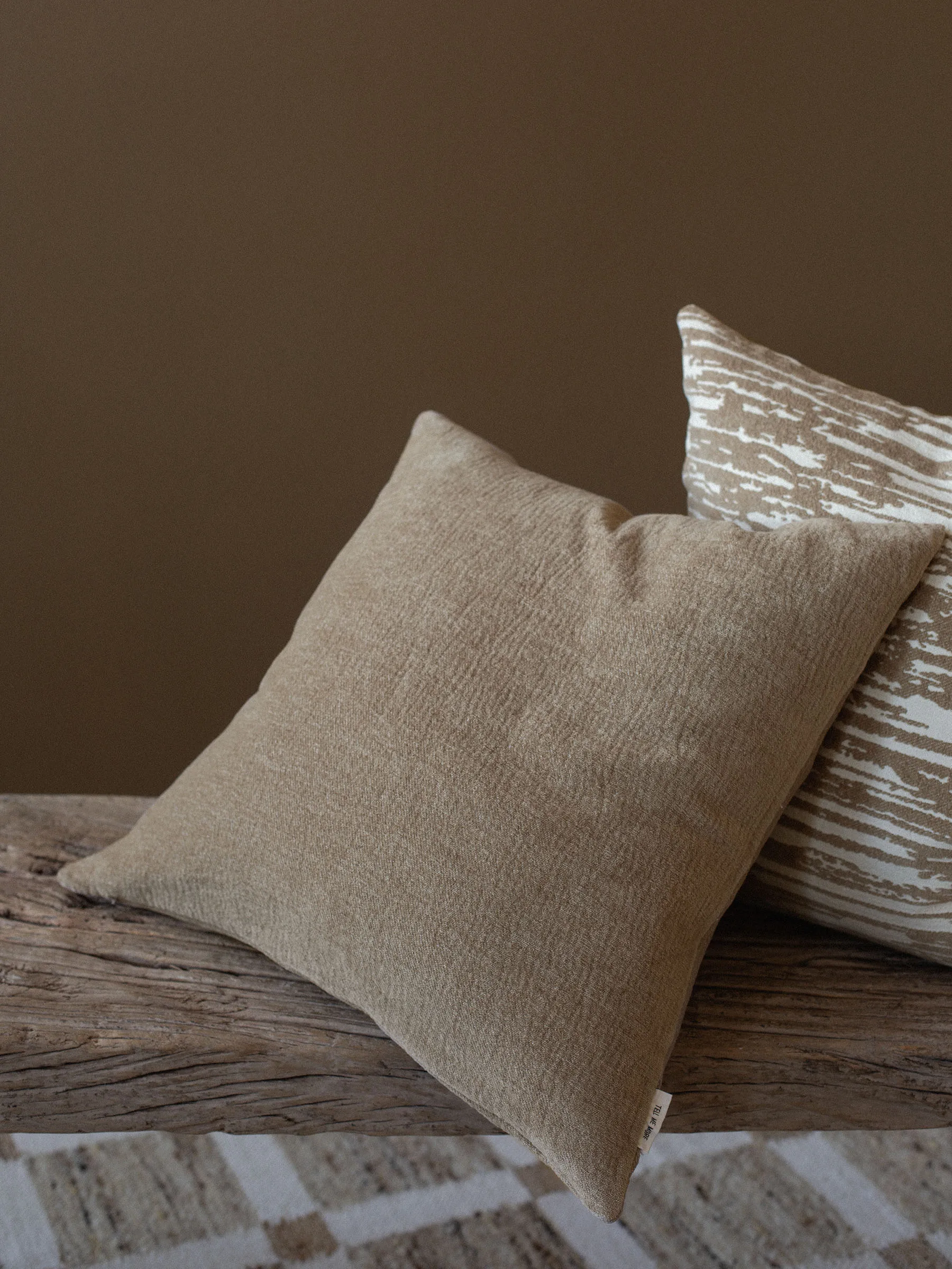 Matteo kuddfodral 50x50 cm, Beige Tell Me More