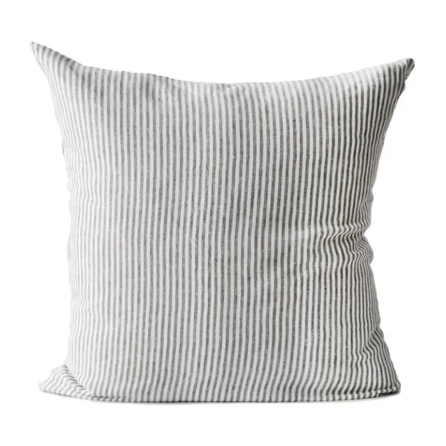 Stonewashed linen örngott 65x65 cm, Grey-white Tell Me More
