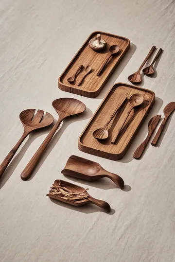 Teak saltsked - Brun - Tell Me More