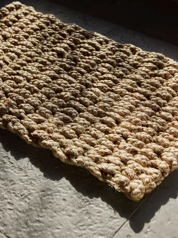 Tell Me More Braided jute dörrmatta 45x75 cm - Natural - Tell Me More