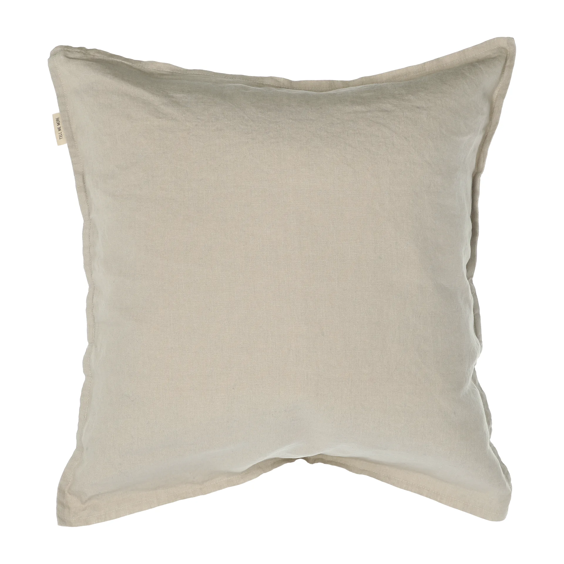 Washed linen kuddfodral 50x50 cm, varmgrå (grey) Tell Me More