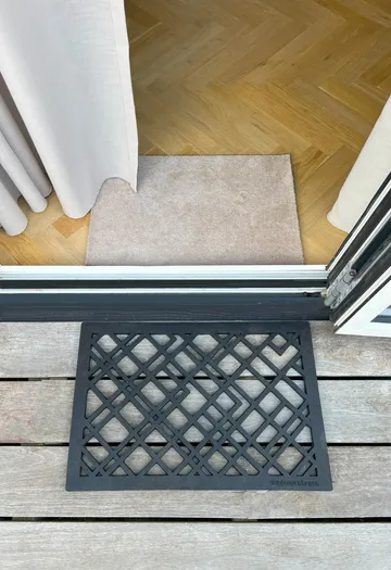 Lines dörrmatta gummi - 40x60 cm - tica copenhagen