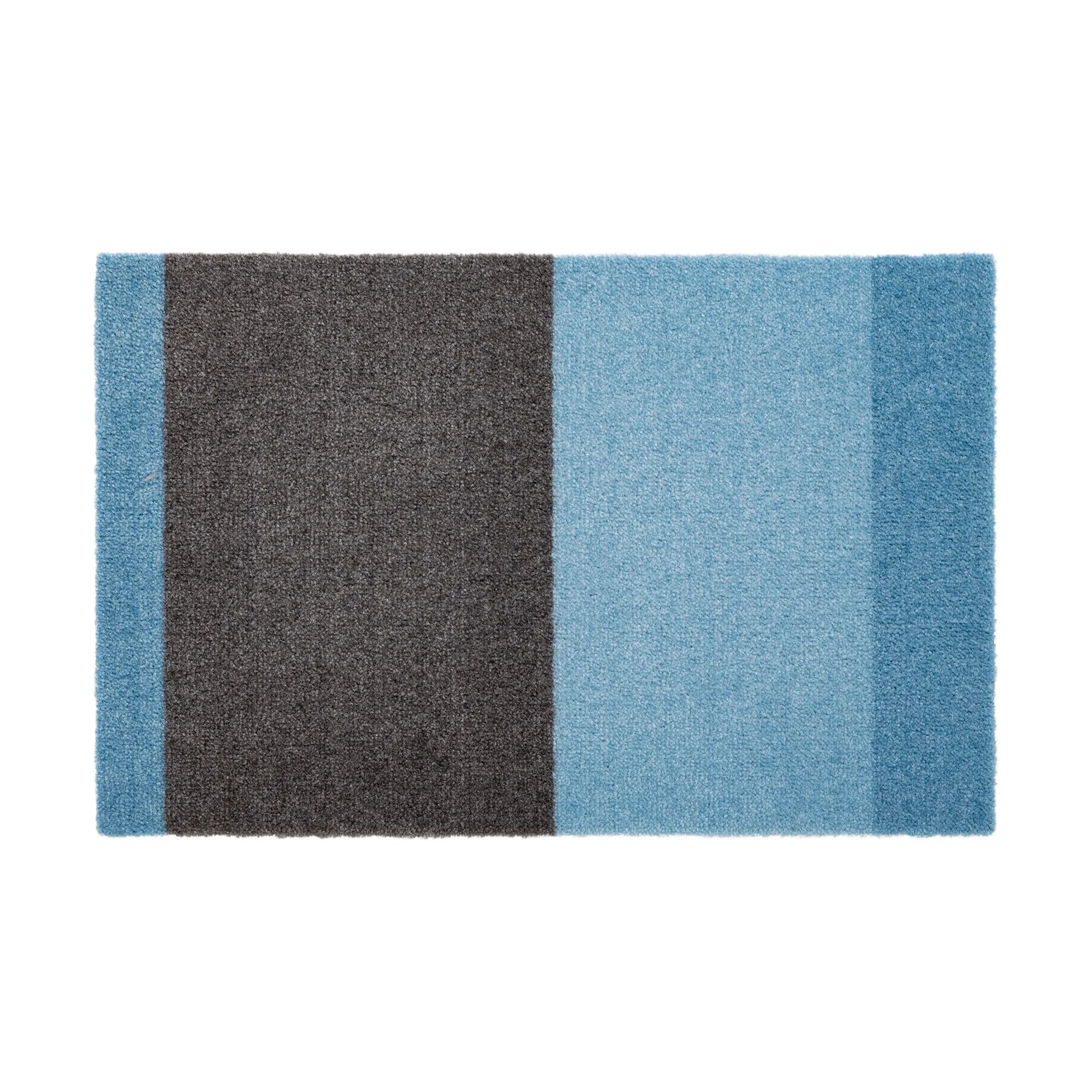 Stripes dörrmatta, Blue-steel grey, 40x60 cm tica copenhagen