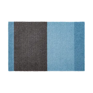 Stripes dörrmatta horisontell - Blue-steel grey, 40x60 cm - tica copenhagen
