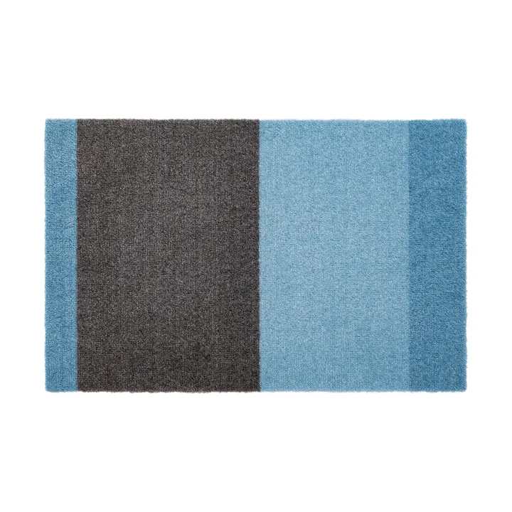 Stripes dörrmatta horisontell - Blue-steel grey, 40x60 cm - tica copenhagen