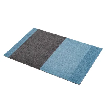 Stripes dörrmatta horisontell - Blue-steel grey, 40x60 cm - tica copenhagen