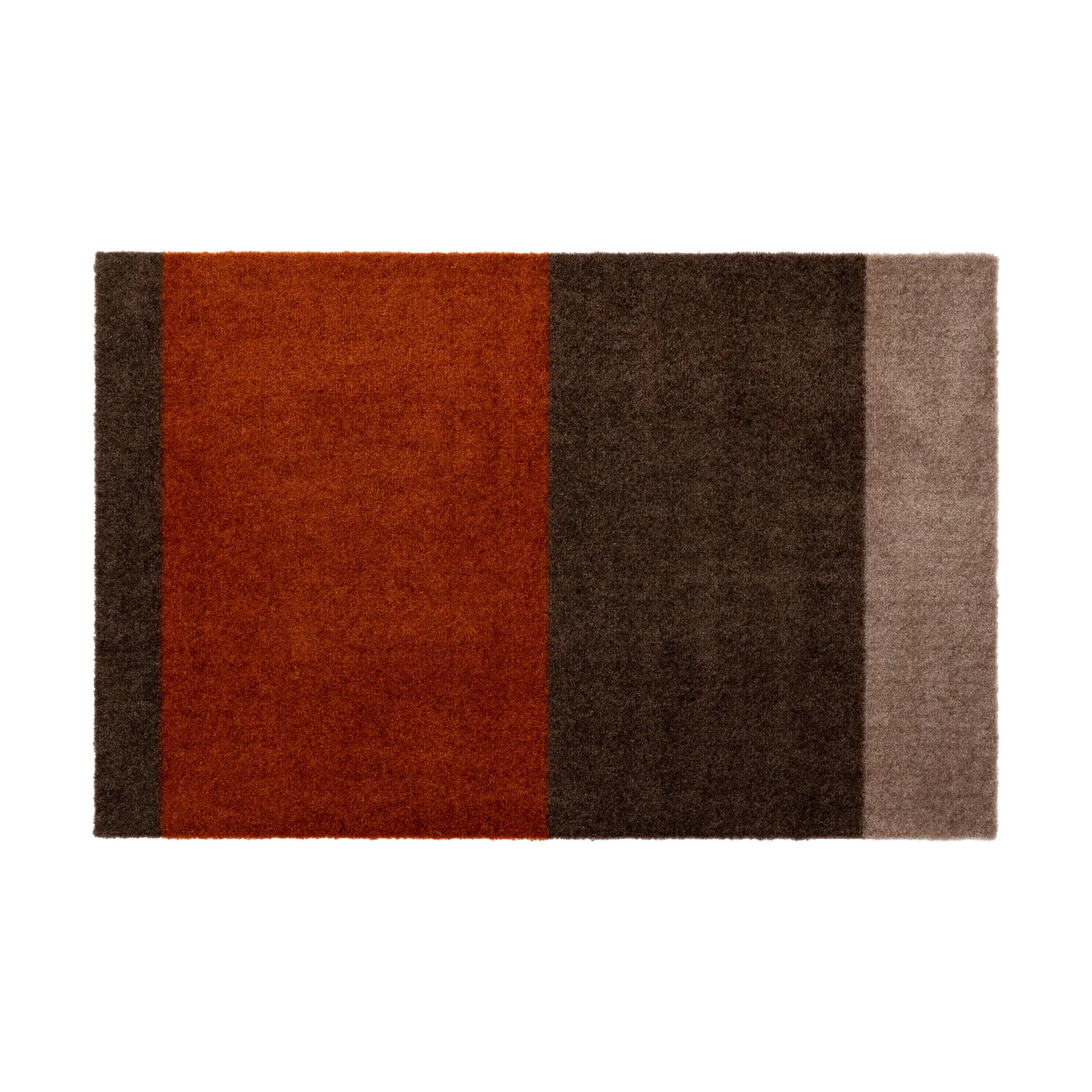 Stripes dörrmatta horisontell, Brown-terrakotta, 60x90 cm tica copenhagen