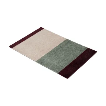 Stripes dörrmatta horisontell - Green-ivory-bordeaux, 40x60 cm - tica copenhagen