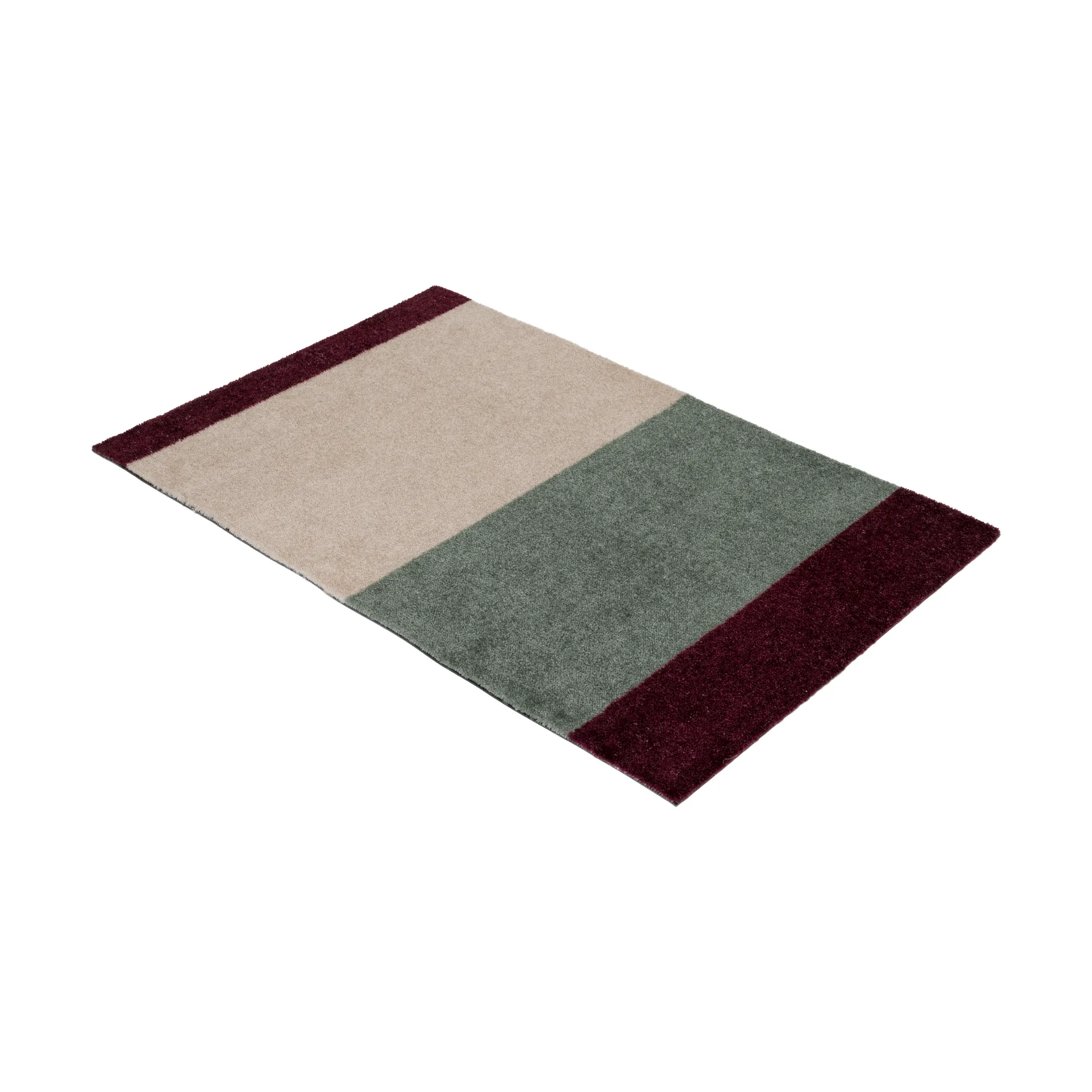 Stripes dörrmatta horisontell, Green-ivory-bordeaux, 60x90 cm tica copenhagen