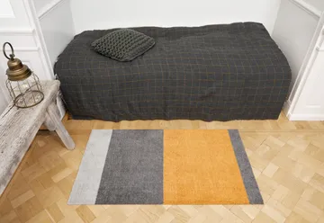 Stripes dörrmatta horisontell - Grey-grey-dijon, 60x90 cm - tica copenhagen