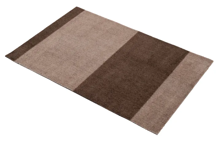 Stripes dörrmatta horisontell - Sand-brown, 60x90 cm - tica copenhagen