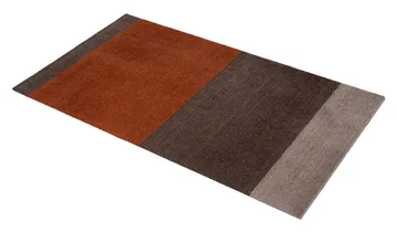 Stripes gångmatta horisontell - Brown-terrakotta 67x120 cm - tica copenhagen