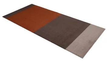 Stripes gångmatta horisontell - Brown-terrakotta 90x200 cm - tica copenhagen
