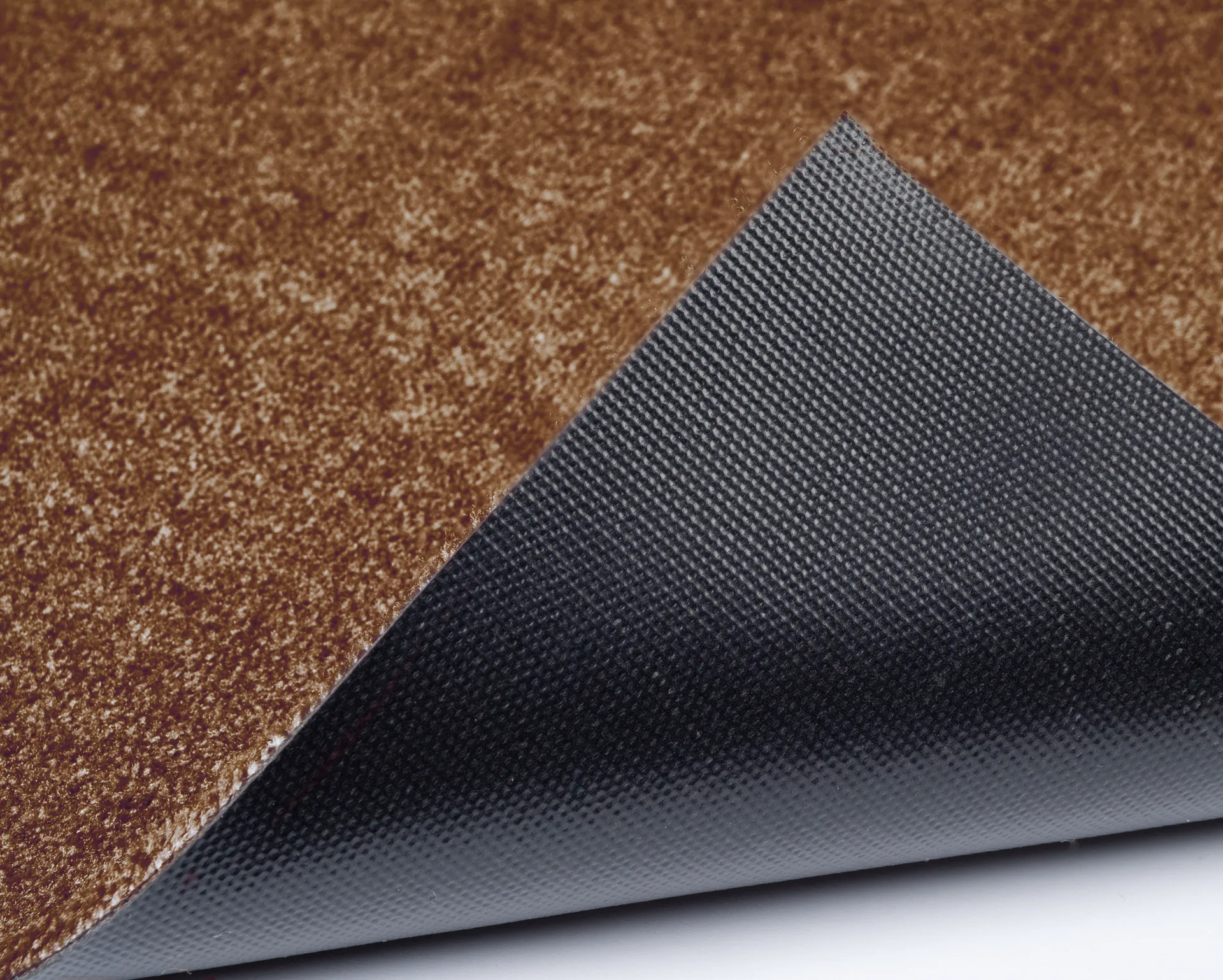 Stripes gångmatta horisontell, Cognac-dark brown-black, 67x120 cm tica copenhagen