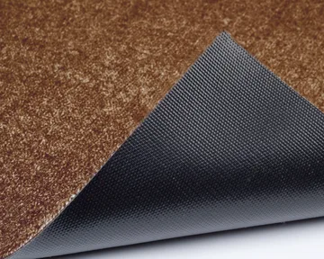 Stripes gångmatta horisontell - Cognac-dark brown-black, 67x120 cm - tica copenhagen
