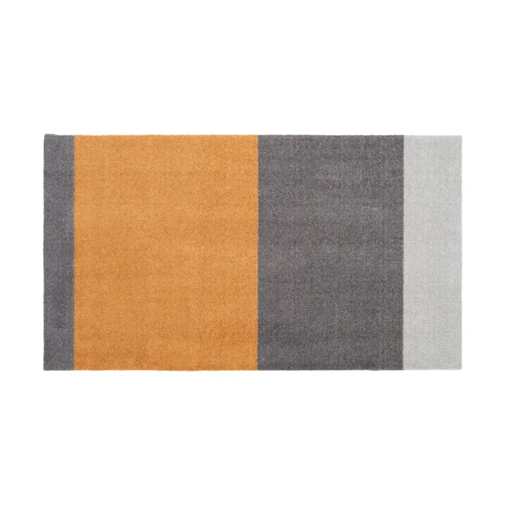 Stripes gångmatta horisontell - Grey-grey-dijon, 67x120 cm - tica copenhagen