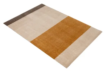Stripes gångmatta horisontell - Ivory-dijon-brown, 90x130 cm - tica copenhagen