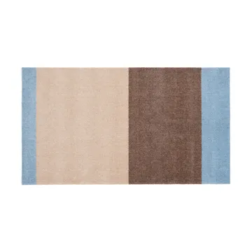 Stripes gångmatta horisontell - Ivory-sand-blue, 67x120 cm - tica copenhagen