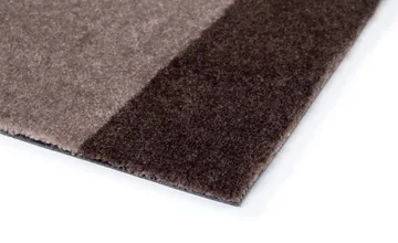 Stripes gångmatta horisontell - Sand-brown, 67x120 cm - tica copenhagen