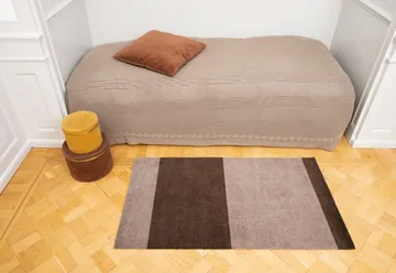 Stripes gångmatta horisontell - Sand-brown, 67x120 cm - tica copenhagen