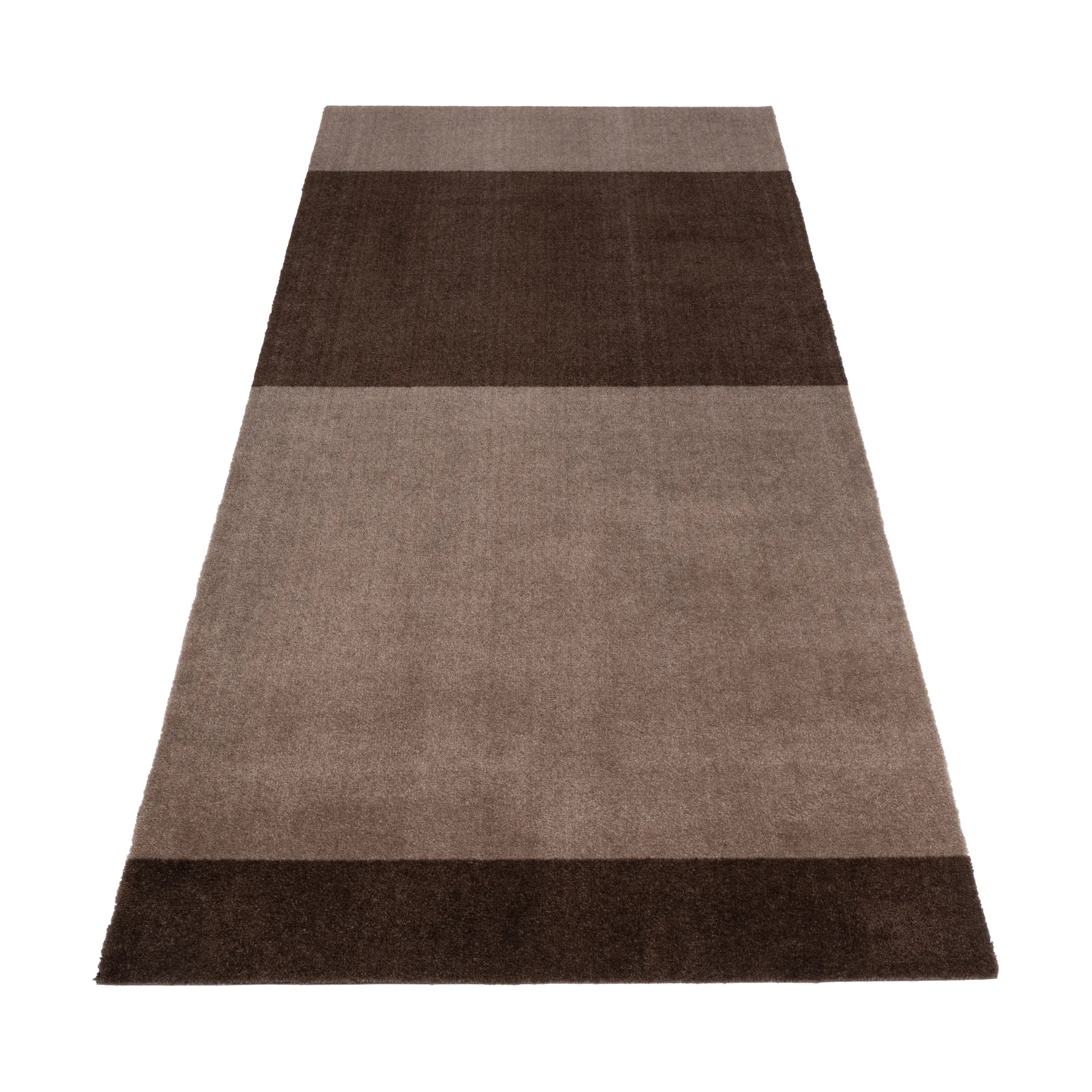 Stripes gångmatta horisontell, Sand-brown, 90x200 cm tica copenhagen
