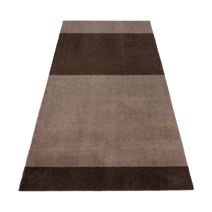 Stripes gångmatta horisontell - Sand-brown, 90x200 cm - tica copenhagen