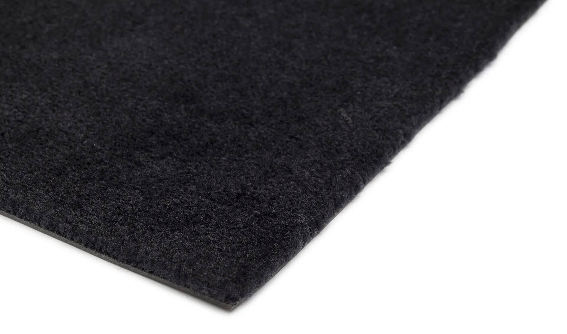 Unicolor gångmatta, Black, 90x130 cm tica copenhagen