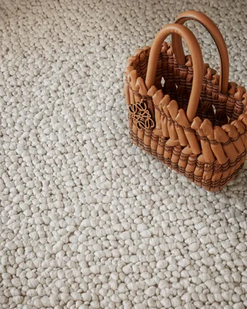 Andersdotter ullmatta - Beige-off white, 300x400 cm - Tinted