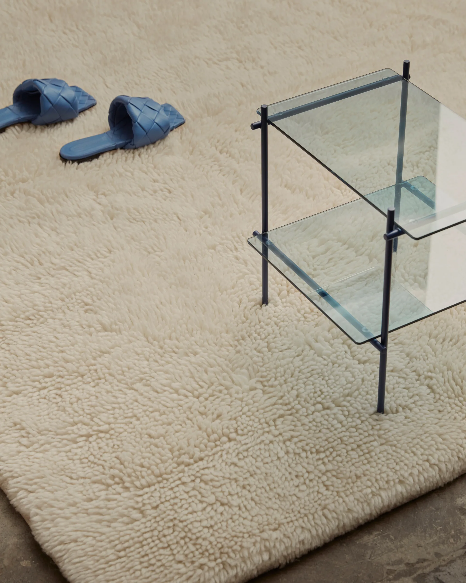 Bergius ullmatta 250x350 cm, Offwhite Tinted