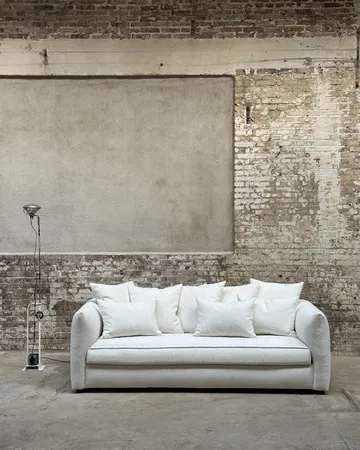 Cornell soffa - Bouclé off white - Tinted