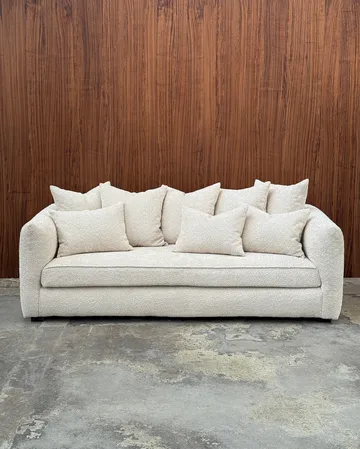 Cornell soffa - Bouclé soft sand - Tinted