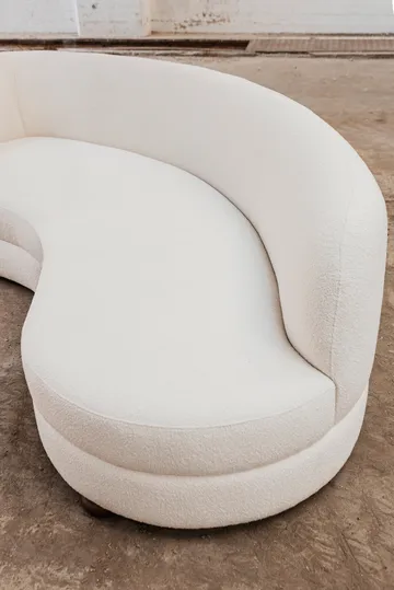 Delon soffa - Bouclé off-white - Tinted