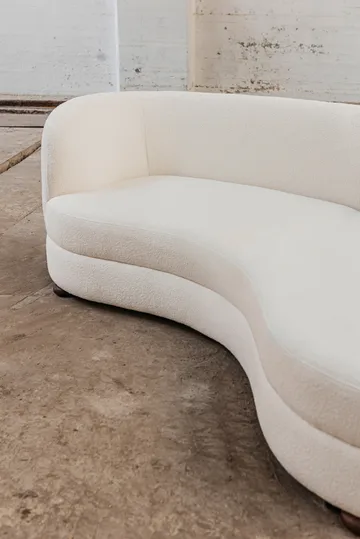 Delon soffa - Bouclé off-white - Tinted