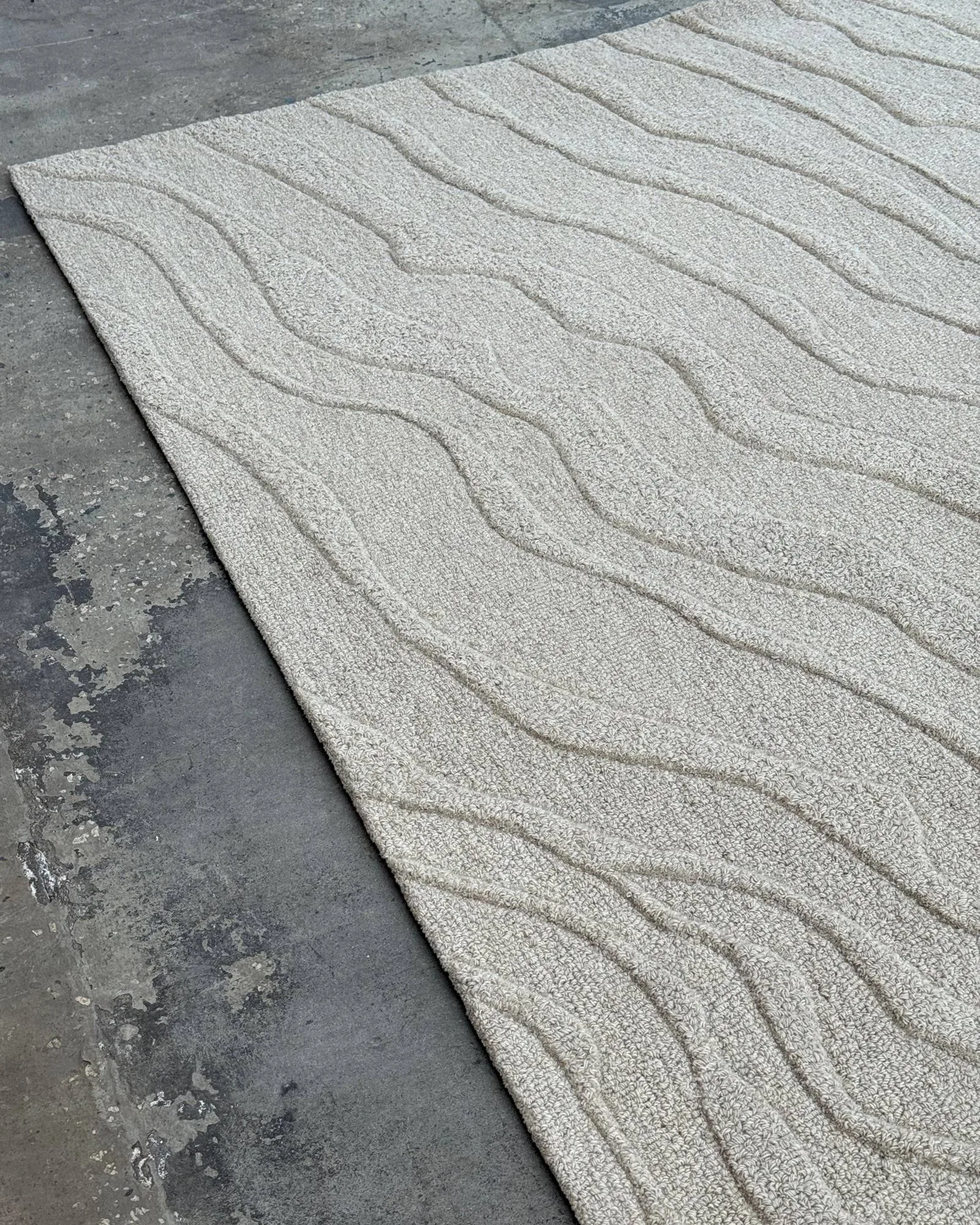 Duvell ullmatta, Beige, 200x300 cm Tinted