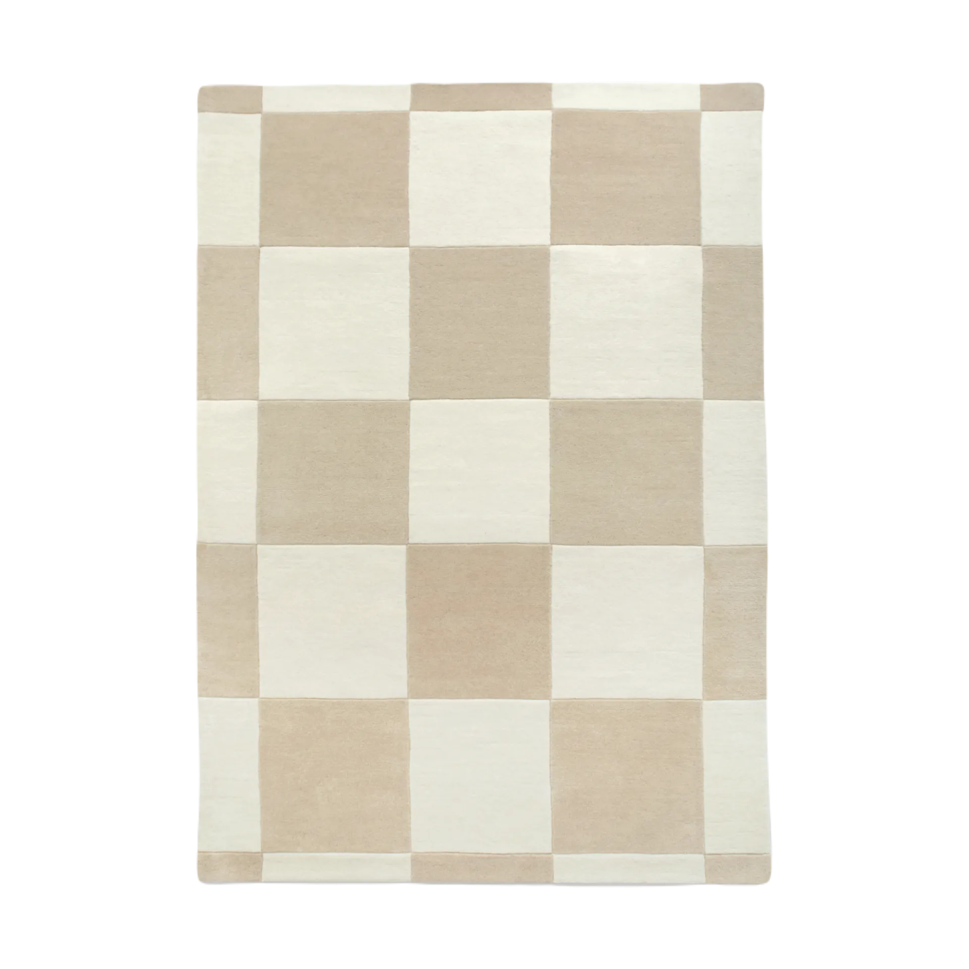 Hafstrom ullmatta 170x240 cm, Beige-white Tinted