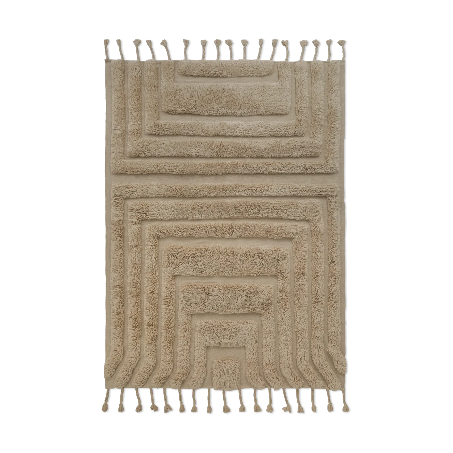 Kask ullmatta 170x240 cm, Beige Tinted