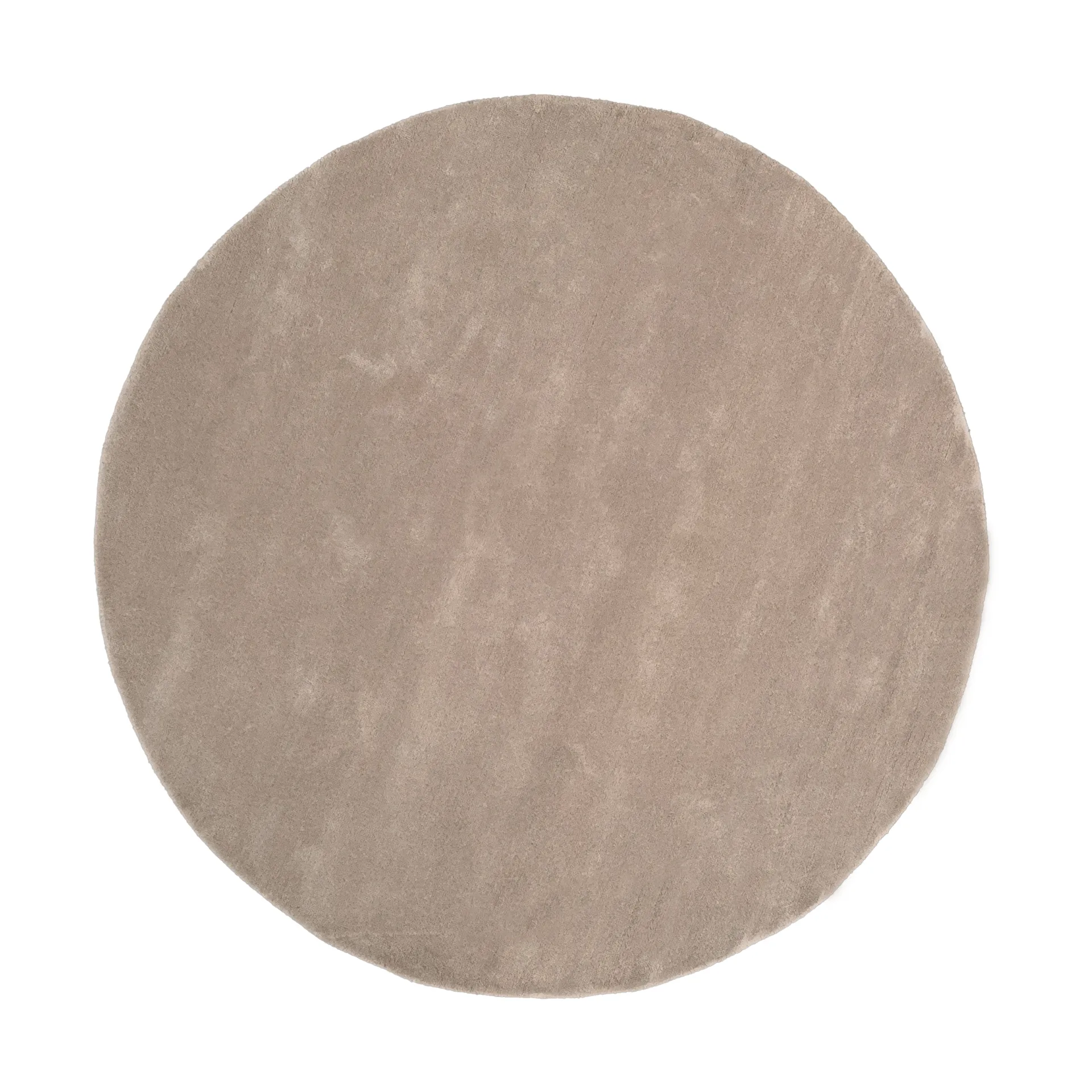 Liljehok ullmatta, Beige, Ø300 cm Tinted