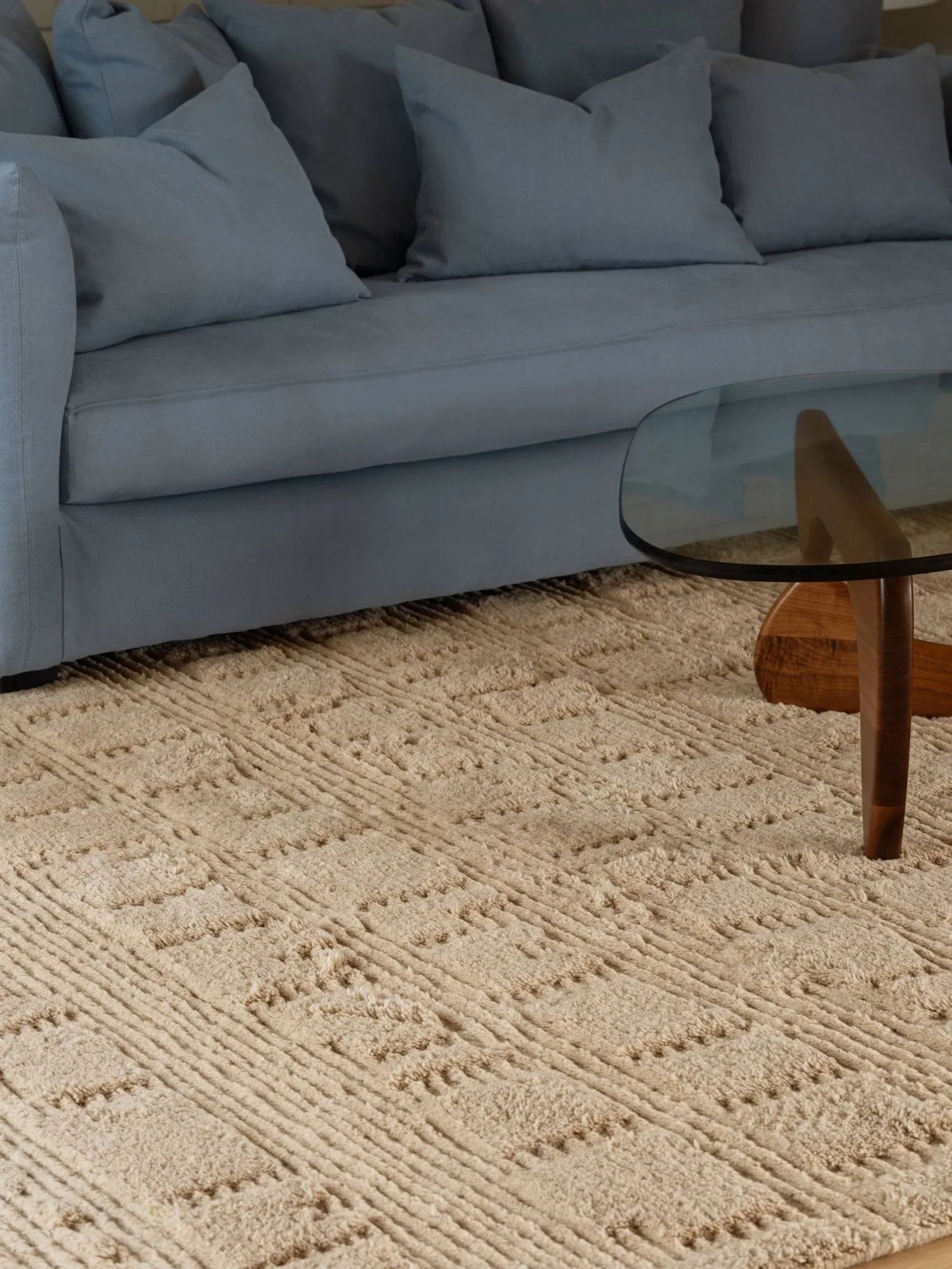 Lydahl ullmatta, Beige, 200x300 cm Tinted