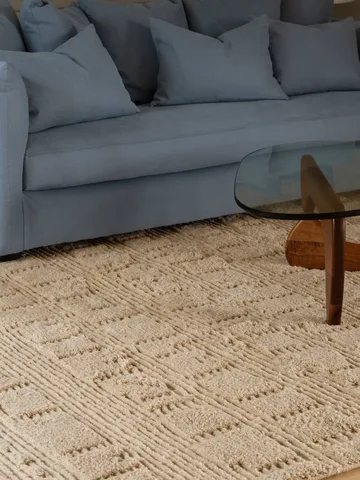Lydahl ullmatta - Beige, 250x350 cm - Tinted