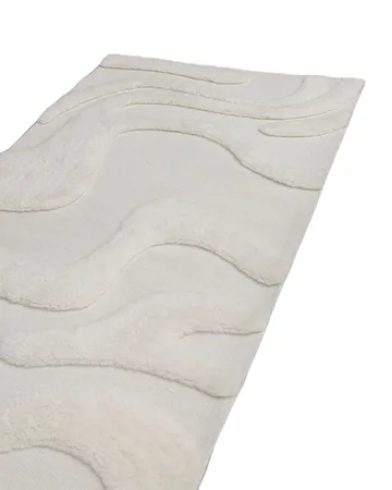 Norlander gångmatta ull 80x300 cm - White - Tinted