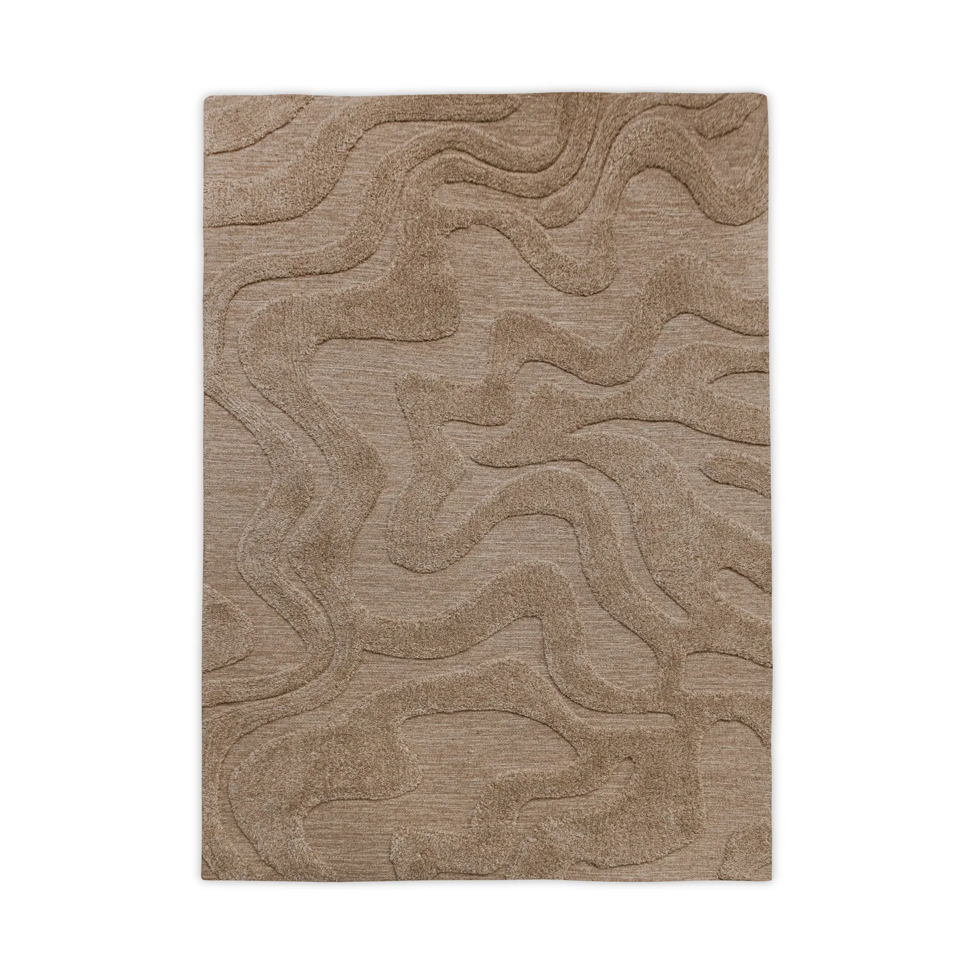 Norlander ullmatta 250x350 cm, Beige-melange Tinted