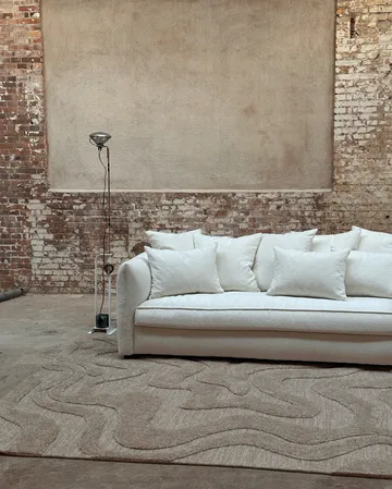 Norlander ullmatta 250x350 cm - Beige-melange - Tinted