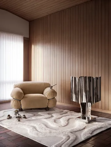 Norlander ullmatta 310x400 cm - Offwhite - Tinted