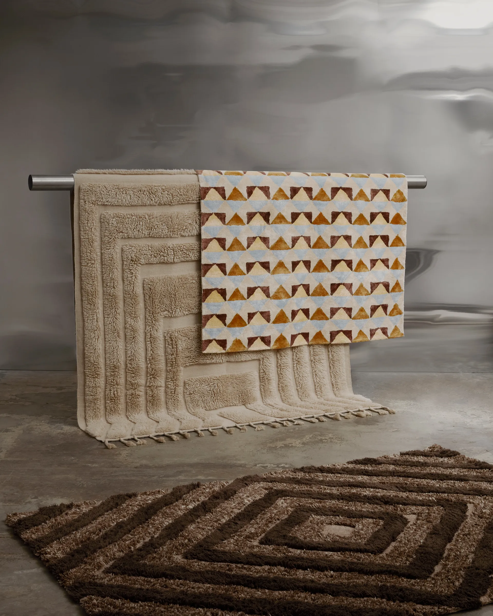 Stenborg ullmatta 200x300 cm, Brown Tinted