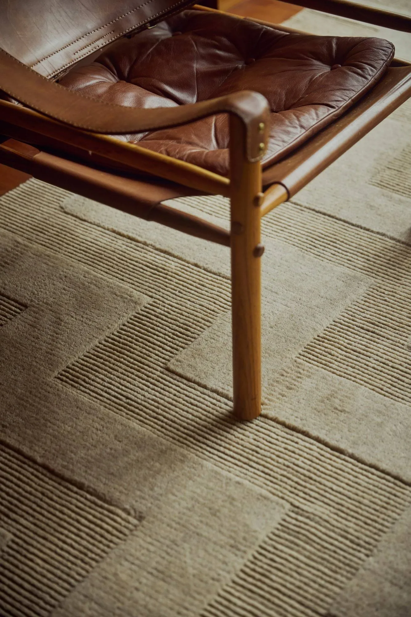 Valmont ullmatta, Beige-melange, 200x300 cm Tinted